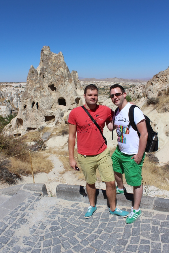 Me and my friend Ryan at Goreme Open Air Museum