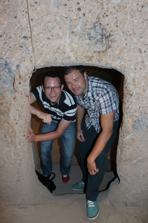 Ryan and Me in Kaymakli Underground City