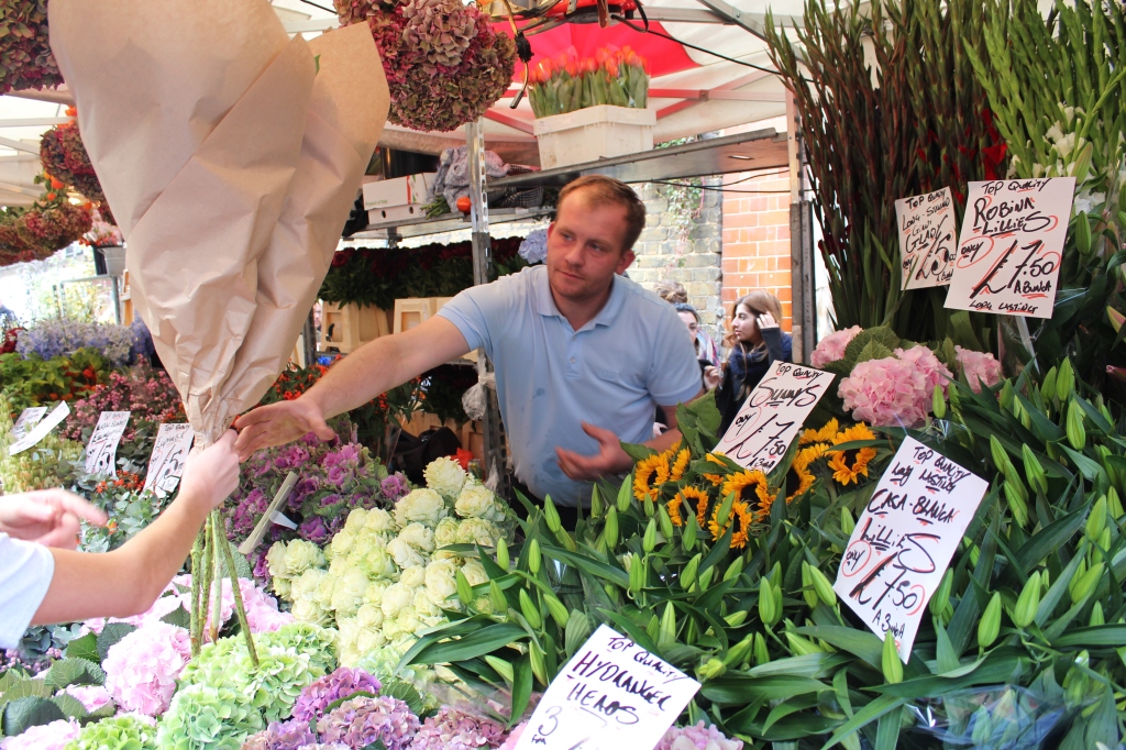 Columbia Rd Flower Market stand